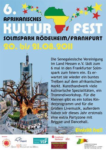 21 August 2011 AFRIKANISCHES KULTURFEST IM RÖDELHEIMER SOLMSPARK