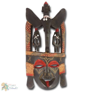 Holzmaske der Massai zu gewinnen